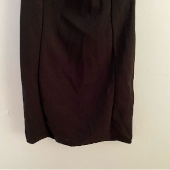 𝅺new WITH TAGS Missguided Bardot Milkmaid Mini Bodycon Dress in Black ~ size 2 - Picture 4 of 11